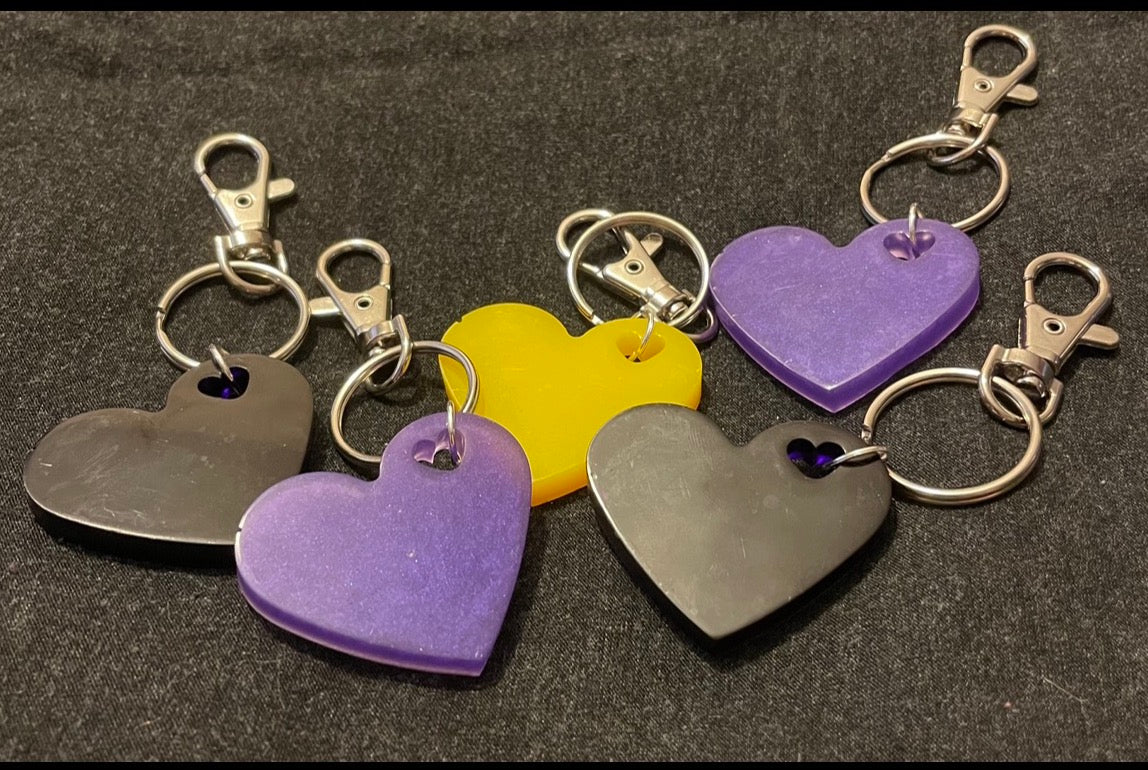 Heart keyring’s