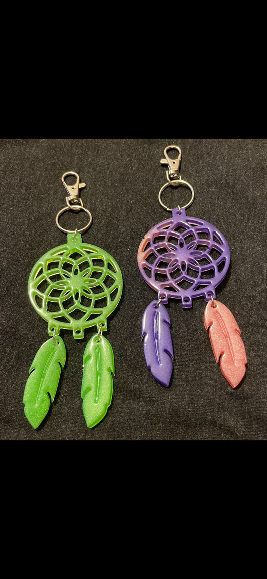 Dream catcher keyring