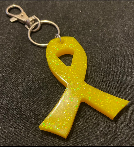 Ribbon keyring